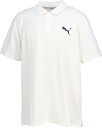 PUMA (プーマ) マルチスポーツ ポロシャツ ESS MX CAT エンブロイダリー ピケ ポロシャツ 【ホワイト】 686865 02 ポロシャツメンズ ポロシャツ メンズ 男性用 ホワイト 白 25Q1 {NP}