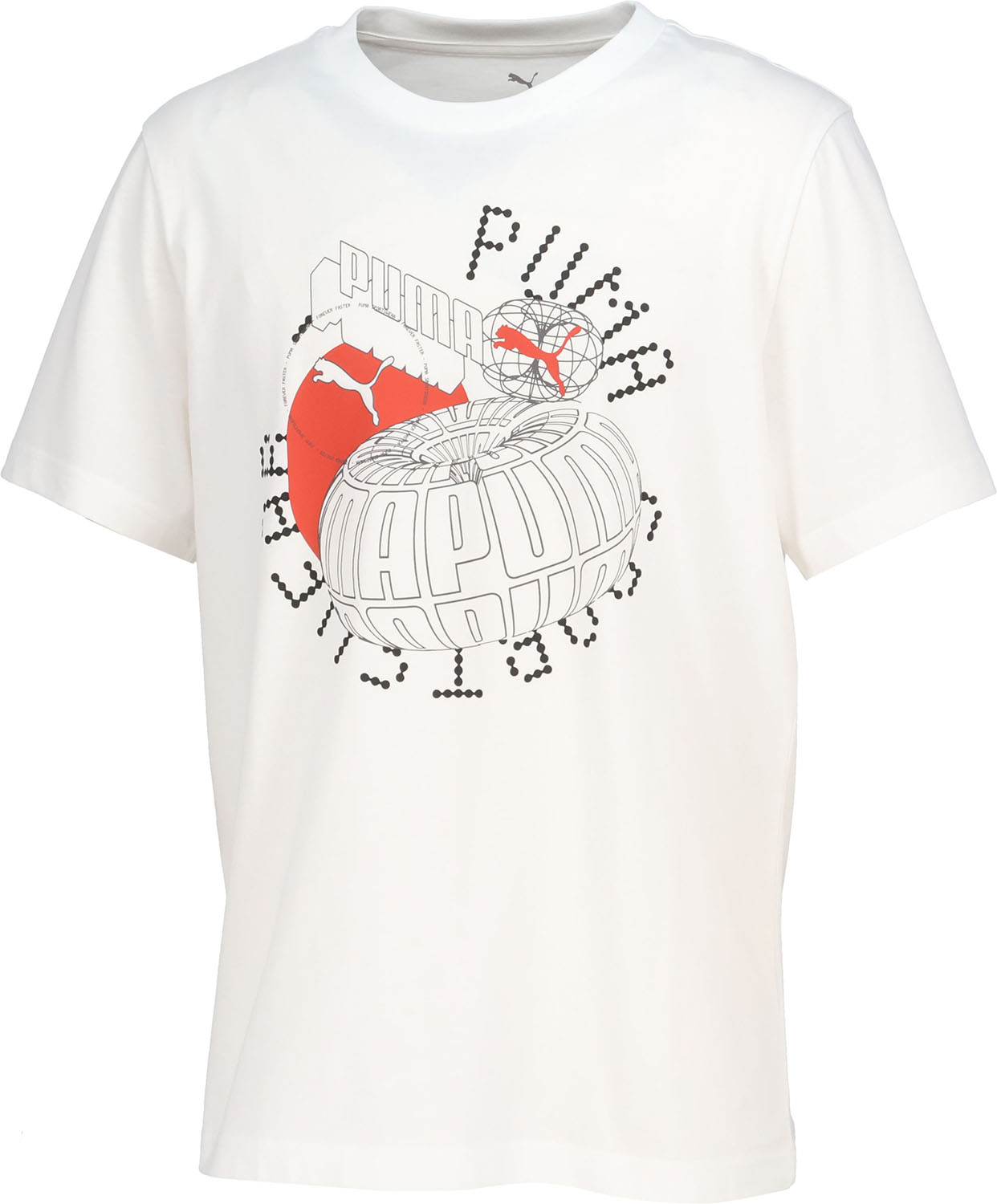 PUMA (プーマ) マルチスポーツ Tシャツ GRAPHICS エクゼキューション Tシャツ 【ホワイト】 687699 02 Tシャツメンズ Tシャツ メンズ 男性用 ホワイト 白 20Q1 {NP}
