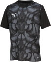 PUMA (プーマ) サッカー ゲームシャツ・パンツ TEAMULTIMATE グラフィック ゲームシャツ 【ブラック】 706791 03 ゲームシャツメンズ...