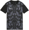 PUMA (プーマ) サッカー ゲームシャツ・パンツ TEAMULTIMATE グラフィック SSシャツ JR 【ブラック】 706792 03 プラクティスシ...