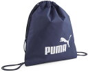 PUMA (プーマ)トレーニング バッグパック・リュックサック プーマ フェイズ ジムサック メンズ・レディース 男性用・女性用 スポーツバッグ ジム クラブ 部活 学校 通学 通勤 【プーマ ネイビー(02)】 紺 079944 {SK}