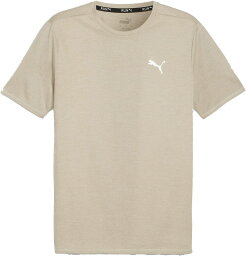 PUMA (プーマ)ランニング Tシャツ RUN FAVORITE HEATHER (ラン フェイヴァリット ヒーター)ショートスリーブ Tシャツ メンズ 男性用 ジョギング ジム 【プッティーヘザー(85)】 薄茶 523683 {NP}