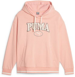 PUMA (プーマ) フィットネス・トレーニング スウェット・トレーナー PUMA SQUAD (プーマ スクワッド) フーディースウェット レディース 女性用 ジョギング ランニング ジム 【ピーチスムージー(63)】 桃 623332 {SK}