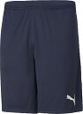 PUMA (プーマ) サッカー・フットサル ゲームパンツ TEAMRISE (チームライズ) トレーニングショーツ メンズ 男性用 部活 練習 トレーニングウェア ウエア トレーニングパンツ 【ピーコート(06)】 紺 657648 {NP}