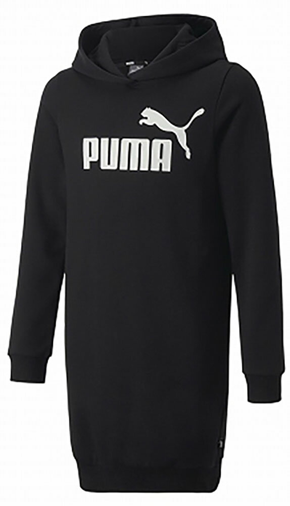 PUMA (プーマ) フィットネス・トレーニング スウェット・トレーナー ESS (エッセンシャルズ) ロゴ フーディ ドレス F…