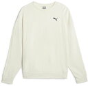 PUMA (プーマ)トレーニング スウェット・トレーナー BETTER ESSENTIALS (ベター エッセンシャルズ) クルースウェット レディース 女性用 ジョギング ランニング ジム 【ノーカラー(99)】 白 678443 {SK}