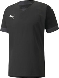 PUMA (プーマ) サッカー・フットサル Tシャツ TEAMFINAL (チームファイナル) ゲームシャツ メンズ 男性用 部活 試合 練習 トレーニングウェア ウエア 【プーマブラック(03)】 黒 705387 {NP}