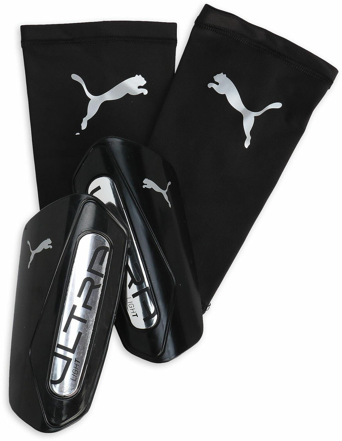 PUMA (プーマ) サッカー マスク・プロテクター ウルトラ ライト スリーブ 【プーマブラック/プーマシルバー】 030989 03 レガーツ シンガード ...