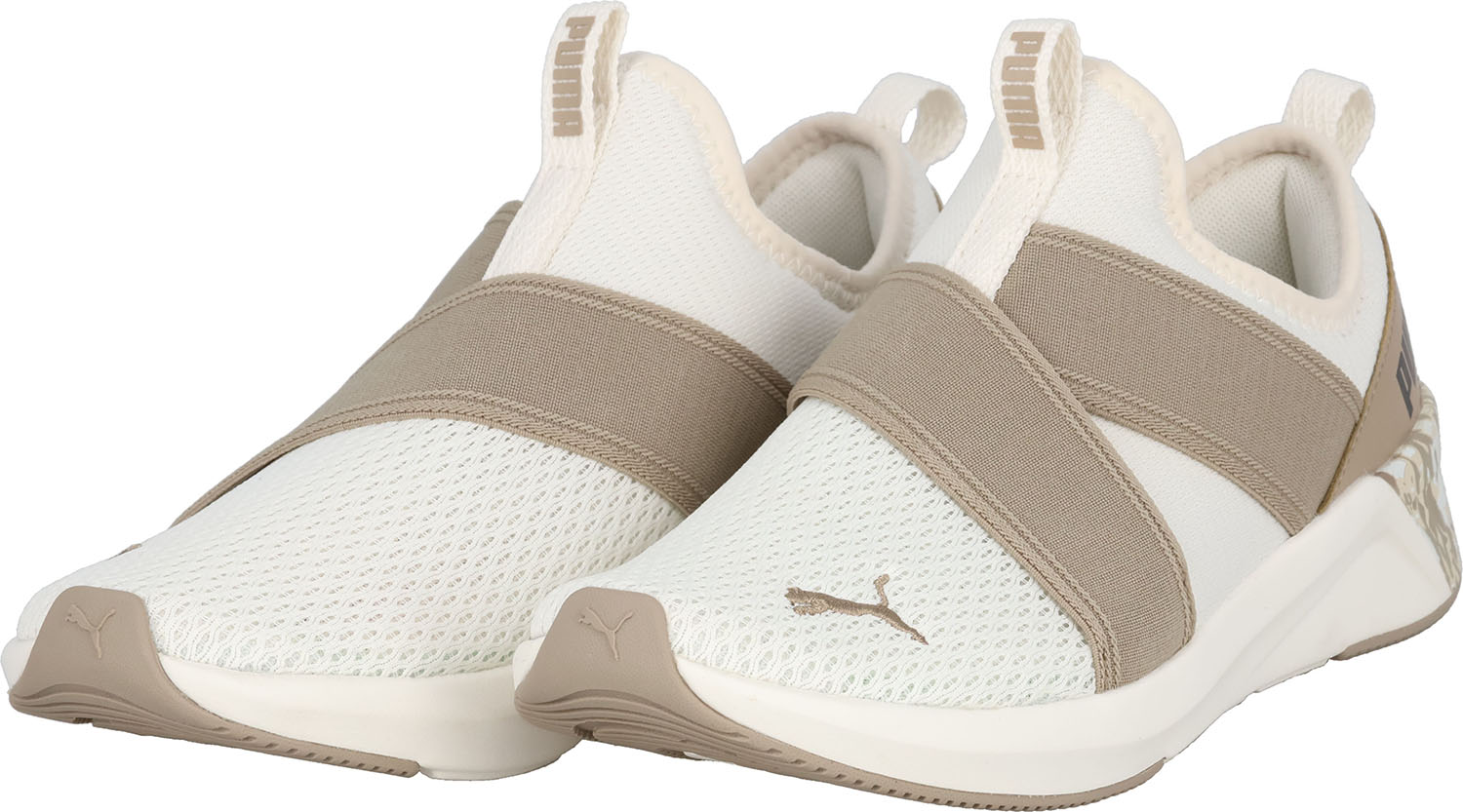 PUMA （プーマ） ウェルネス スニーカー SOFTRIDE ハルリー スリップオン M ウィメンズ 【ホワイト/ブ..