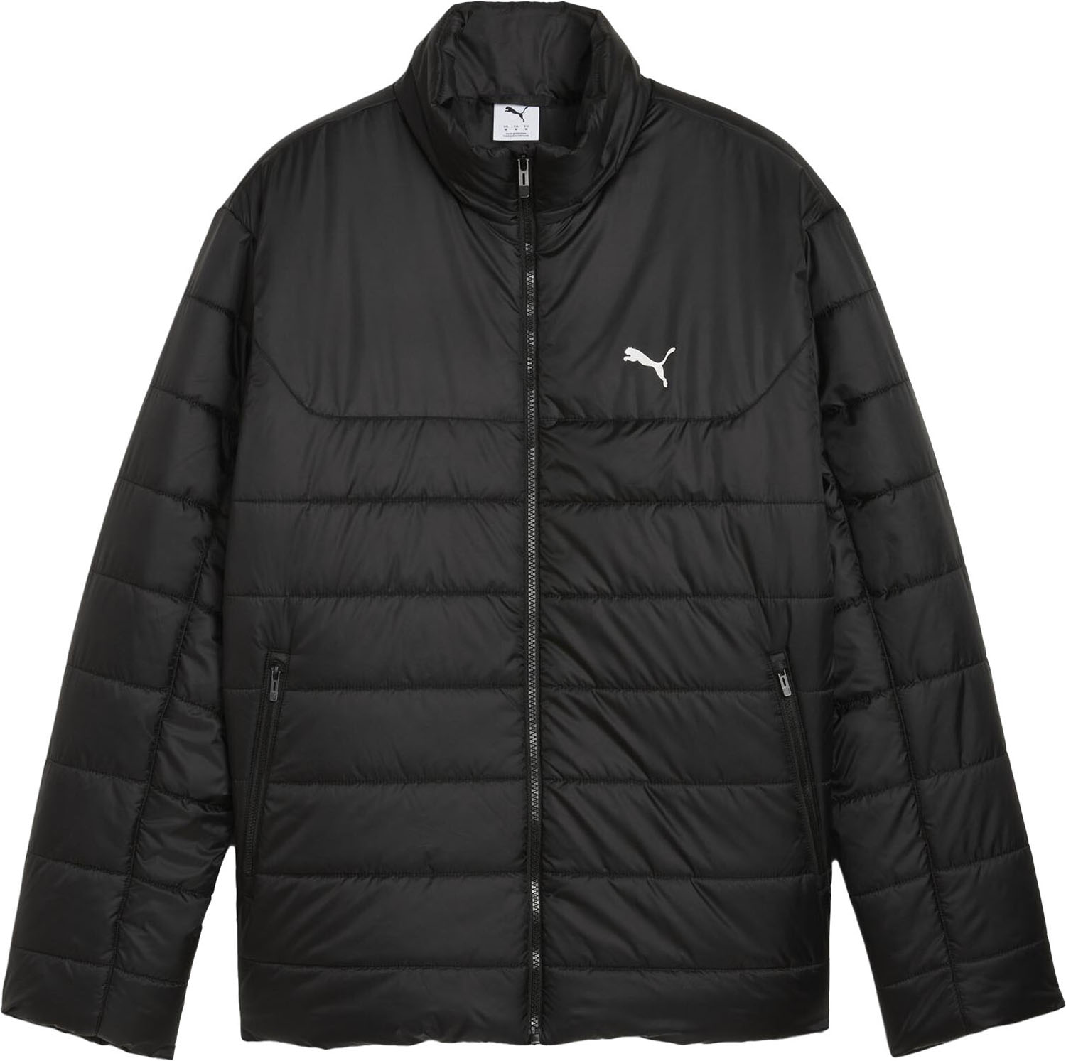 品名：ESS パデッド JKTカラー名：PUMA Blackサイズ詳細：商品によってはどうしても若干の誤差が発生してしまいます。1-2cmの誤差はあらかじめご了承ください。■S/バスト114cm、肩幅53.0cm、すそ周り104cm、後ろ丈69.0cm■M/バスト118cm、肩幅54.0cm、すそ周り108cm、後ろ丈71.0cm■L/バスト122cm、肩幅55.0cm、すそ周り112cm、後ろ丈73.0cm■XL/バスト128cm、肩幅56.5cm、すそ周り118cm、後ろ丈75.0cm■XXL/バスト134cm、肩幅58.0cm、すそ周り124cm、後ろ丈77.0cm商品の説明：スタイリッシュで快適、そして常にポイントを保ち続けるPUMA Essentialsは、のんびりとした日々のために作られています。くつろぐことからコーヒーを飲むこと、移動中の日々まで、これらのアイテムは快適さとスタイルの完璧なバランスを提供します。シンプルで用途が広く、一日中気分を良く保つように作られています。素材・材質：本体/ポリエステル100%、裏地/ポリエステル100%、充填物/ポリエステル100%、ポケット裏地-下部/ポリエステル100%原産国：ベトナム特徴：・WARMCELL/熱を体の近くに閉じ込め、運動中に暖かく保つように設計された通気性のある寒冷地技術。・少なくとも90%のリサイクル素材で作られています。詳細1:フィット感/レギュラー、メイン素材/平織り、ネック/クルーネック、長袖、ファスナー/フルジップ、長さ/レギュラー詳細2:ポケット/サイドウェルトポケット・胸ポケットジャケット / アウター / ジャンパー / 防寒 / 機能素材 / スポーティー / カジュアル / デイリー / メンズ / 男性 / 690961-01