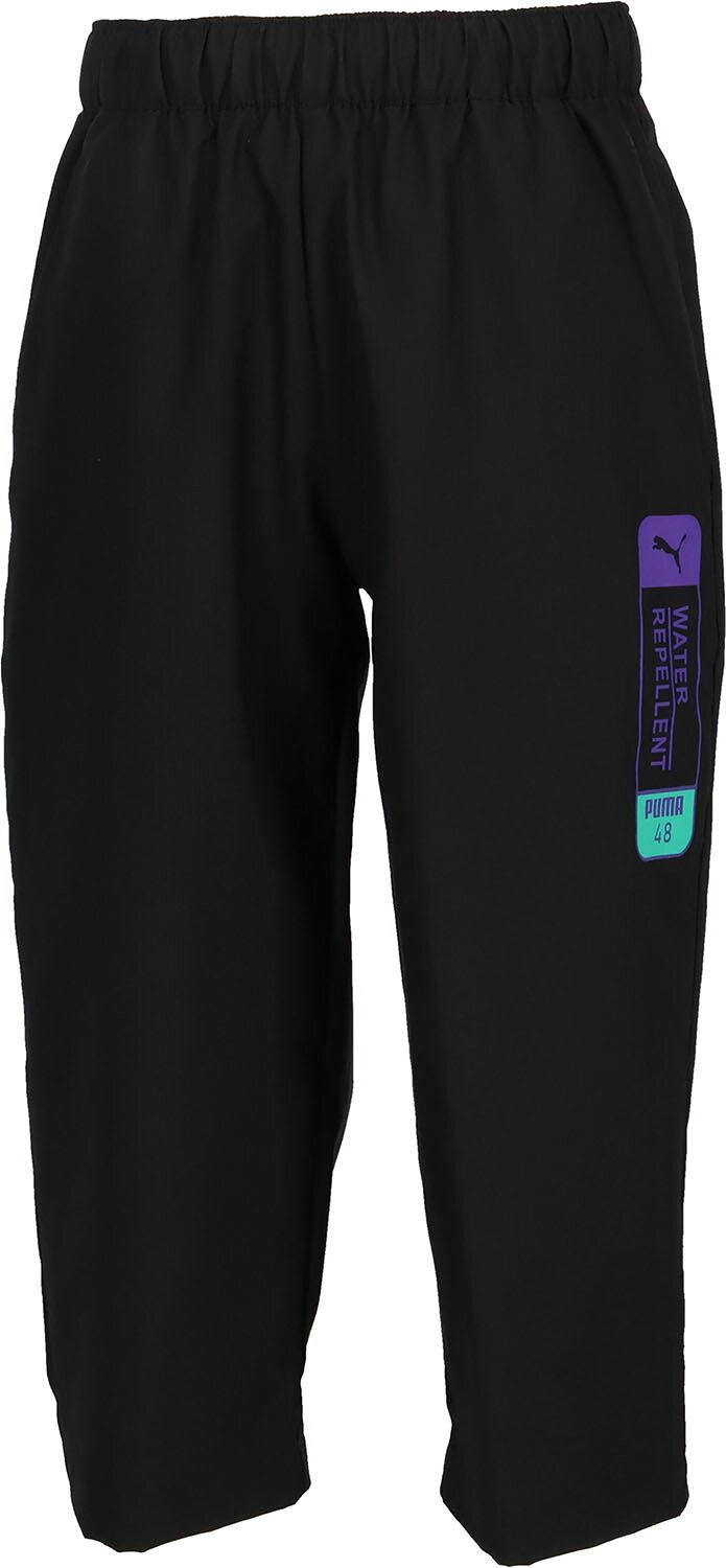 PUMA （プーマ） マルチスポーツ ウインドウェア ESS ELEVATED 3/4 ウーブン PT 【プーマブラック】 693705 01 ウインドパンツJR パンツ ジュニア・キッズ 子供用 プーマジャパン株式会社 ブラック 黒 26SS {SK}