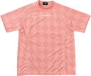 LUCENT(ルーセント) テニス ゲームシャツ ゲームウェア UNI 半袖Tシャツ 〈ショートスリーブ〉 【ピンク】 メンズ・レディース 男性用・女性用 XL...