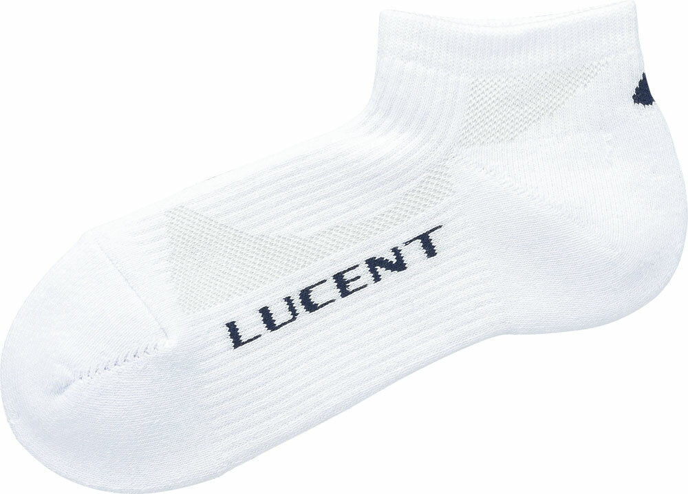 LUCENT（ルーセント） テニス ソックス・靴下 MEN'S ソックス（ベリーショート） 【ホワイト】 メンズ 男性用 XLN1920 白 19SS {NP}