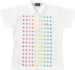 LUCENT（ルーセント） テニス ゲームシャツ ゲームウェア LADIES ゲームシャツ ポロシャツ 半袖〈ショートスリーブ〉 【ホワイト】 レディース 女性用 XLP4870 白 19SS {NP}