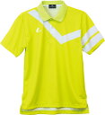 LUCENT（ルーセント） テニス ゲームシャツ ゲームウェア UNI ゲームシャツ ポロシャツ 半袖〈ショートスリーブ〉 【ライム】 メンズ・レディース 男性用・女性用 XLP8315 黄緑 19SS {NP}