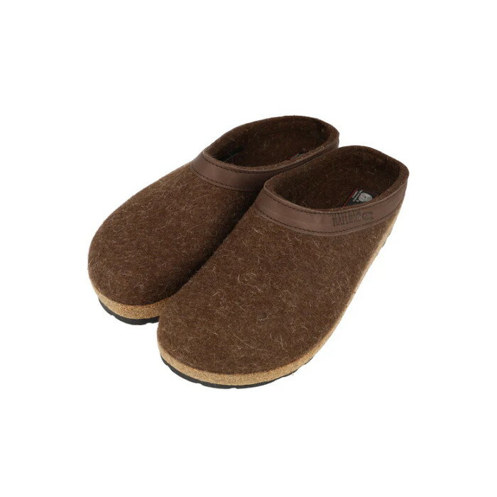 Seed（シード） HAFLINGER （ハフリンガー） 靴・シューズ スリッパ トーベン 【チョコ】 HL71300106 ルームシューズ 室内 暖かい 疲れにくい メンズ・レディース 男性用・女性用 茶 25 {SK}