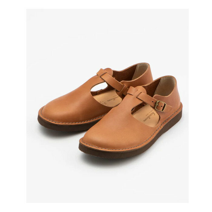 Seed（シード） organic handloom （オーガニックハンドルーム） 靴・シューズ パンプス GUNA （グナ） 【ブラウン】 OH003200 レザー 本革 ストラップ フラットシューズ メンズ・レディース 男性用・女性用 茶 25 {SK}