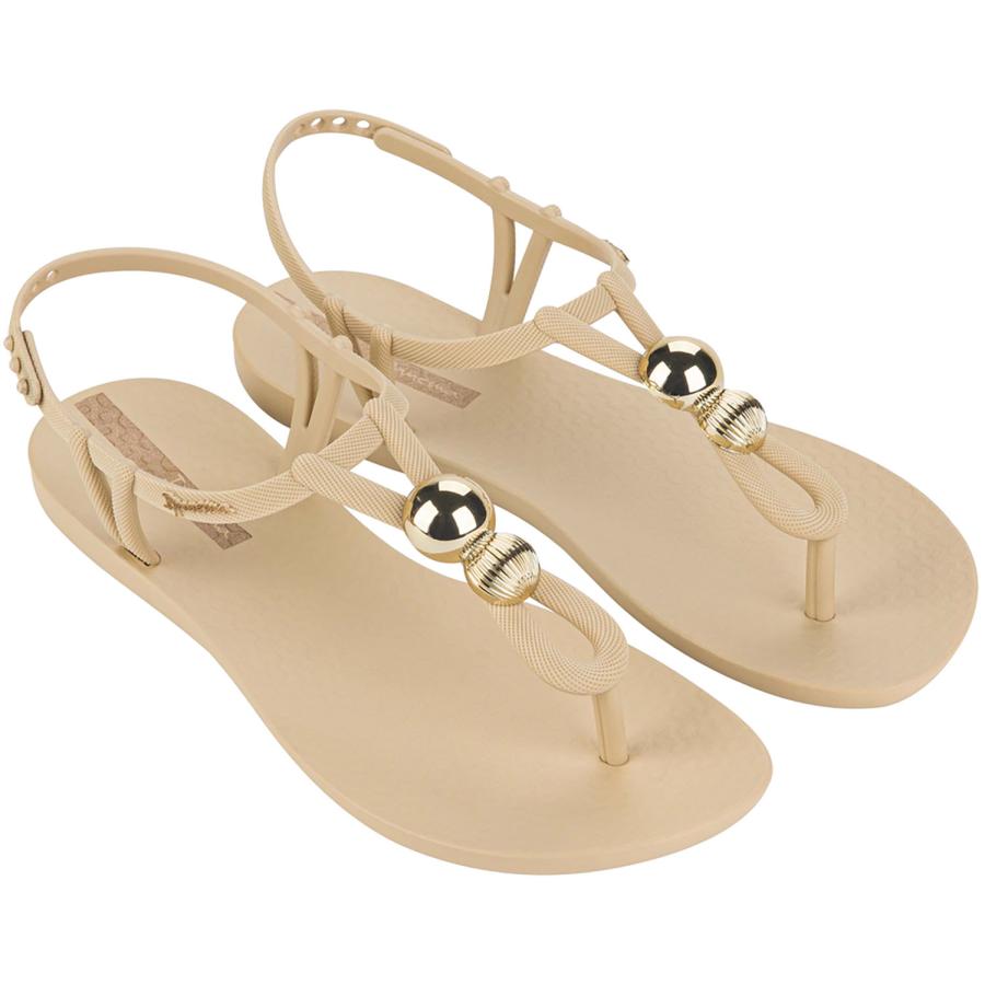 Seed（シード） Ipanema （イパネマ） 靴・シューズ サンダル CLASS SPHERES SANDAL （クラス スフィア サンダル） 【ベージュ/ゴールド】 SP83512087 トング疲れにくい レディース 女性用 肌 25 {SK}