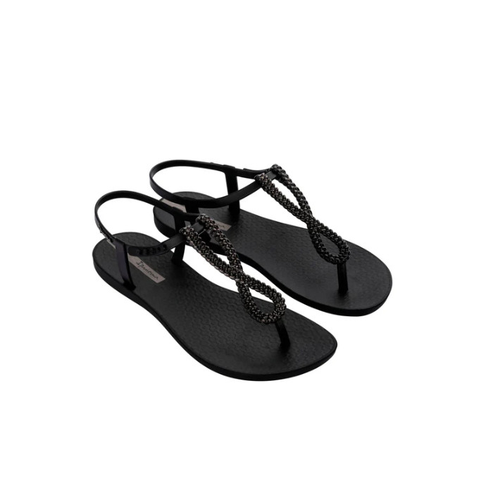 Seed（シード） Ipanema （イパネマ） 靴・シューズ サンダル CLASS TWIST SANDAL （クラスツイストサンダル） 【ブラック/ダークグレー】 SP83658925 トング疲れにくい レディース 女性用 黒 灰 25 {SK}