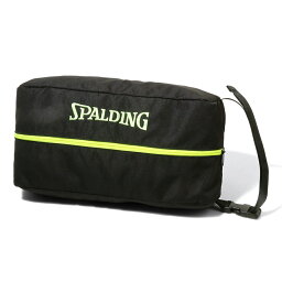SPALDING（スポルディング） バスケットボール バック トートバッグ SHOES BAG LIME GREEN シューズバッグ 【ライムグリーン】 42-002LG 収納 黄緑 黒 2021 {SK}