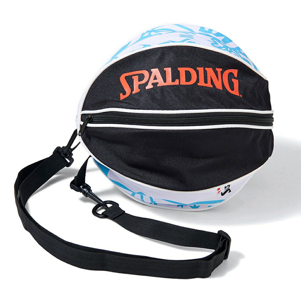 SPALDING（スポルディング） バスケットボール バック ショルダーバッグ BALL BAG GOAT ボールバッグ ゴート 【ホワイト】 49-001GO 1球収納 バックル付 接続可能 白 2021 {SK}