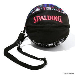 SPALDING（スポルディング） バスケットボール バック ショルダーバッグ BALL BAG MTV MOON ボールバッグ 【MTVムーン】 49-001MO 1球収納 バックル付 接続可能 黒 2021 {SK}