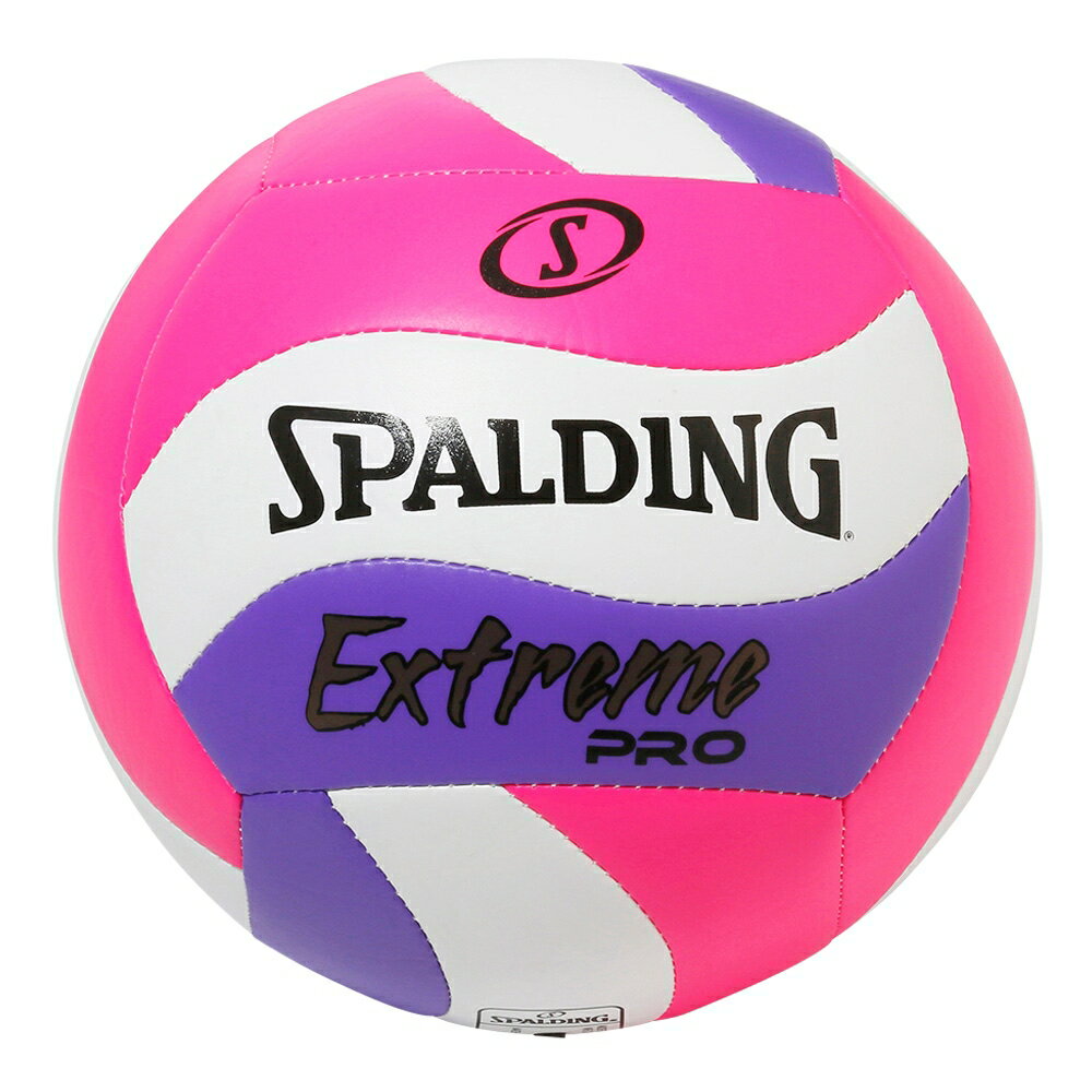 SPALDING（スポルディング） バレーボール ボール EXTREME PRO WAVE エクストリームプロ ウェーブ 5号球 【ピンク／パープル】 72-199Z レクリエーション TPU 桃 21AW 2021 {SK} 1