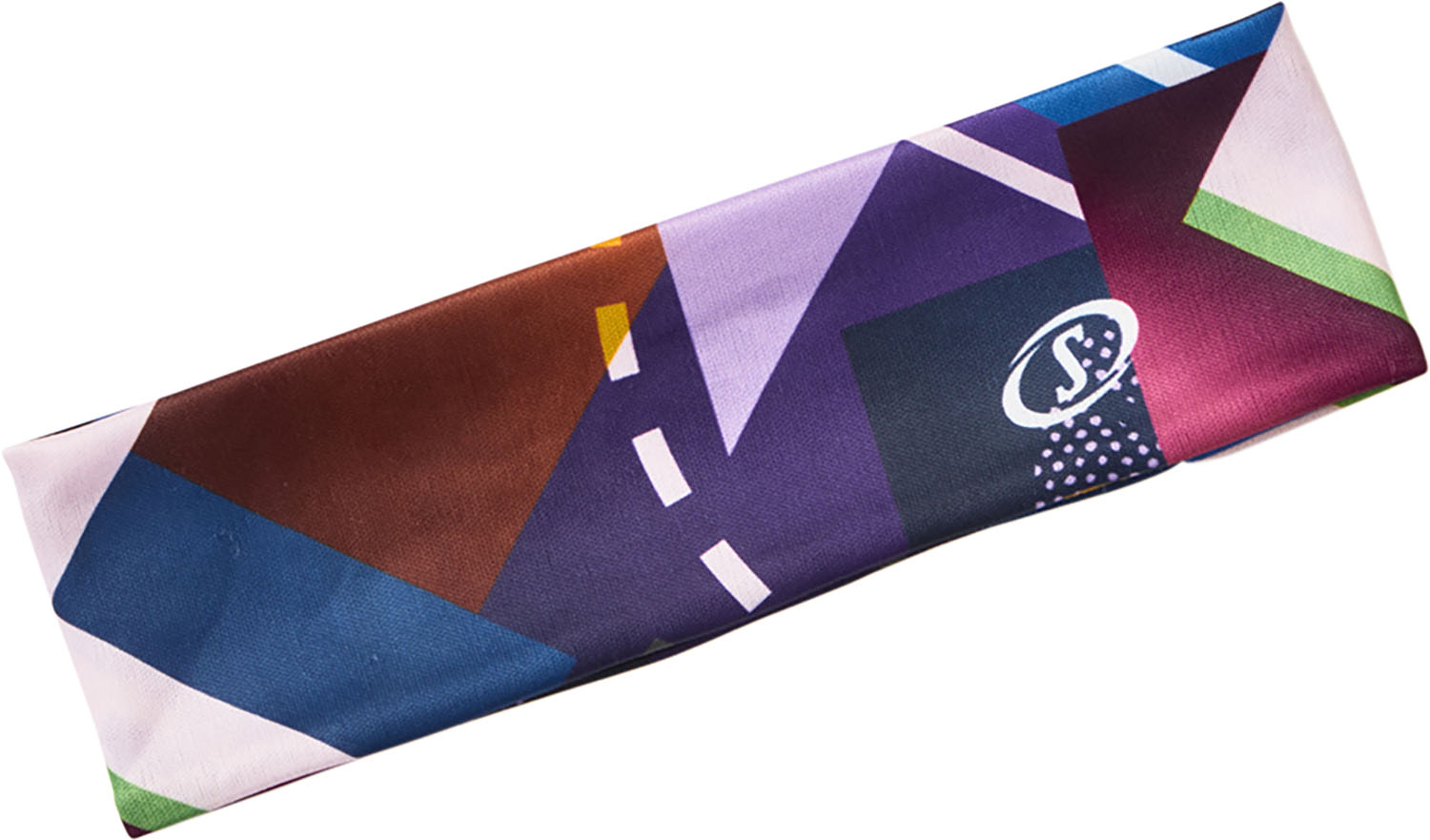 SPALDING （スポルディング） バスケットボール グッズ ヘッドバンド ファストS ジオメトリック 【ジオメトリック】 12-009GE ヘアバンド アクセサリー ユニセックス 男女兼用 紫/青/茶 24FW {NP}