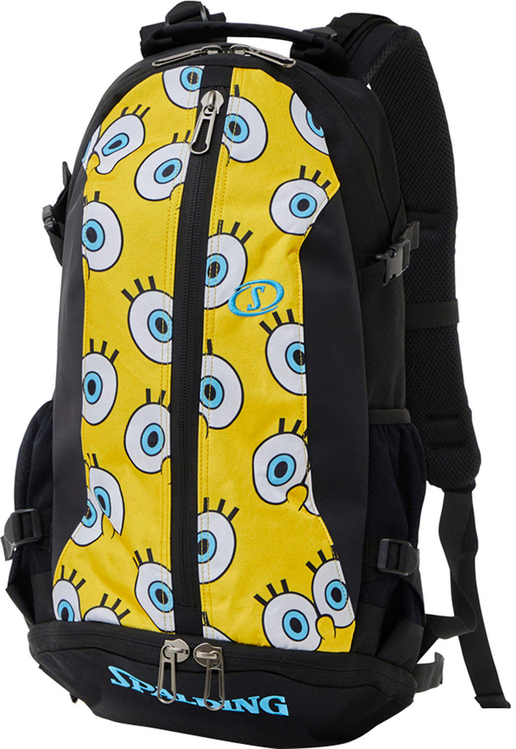 SPALDING （スポルディング） バスケットボール バッグ ケイジャー スポンジ・ボブ アイズ 【イエロー】 40-007SBE バックパック バスケットバッグ ユニセックス 男女兼用 黄 24FW {SK}