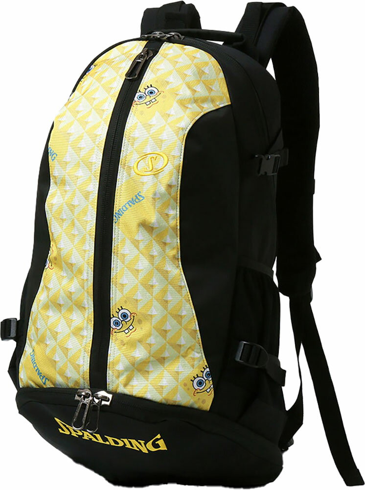 SPALDING （スポルディング） バスケットボール バッグ ケイジャー スポンジボブパターン 【イエロー】..