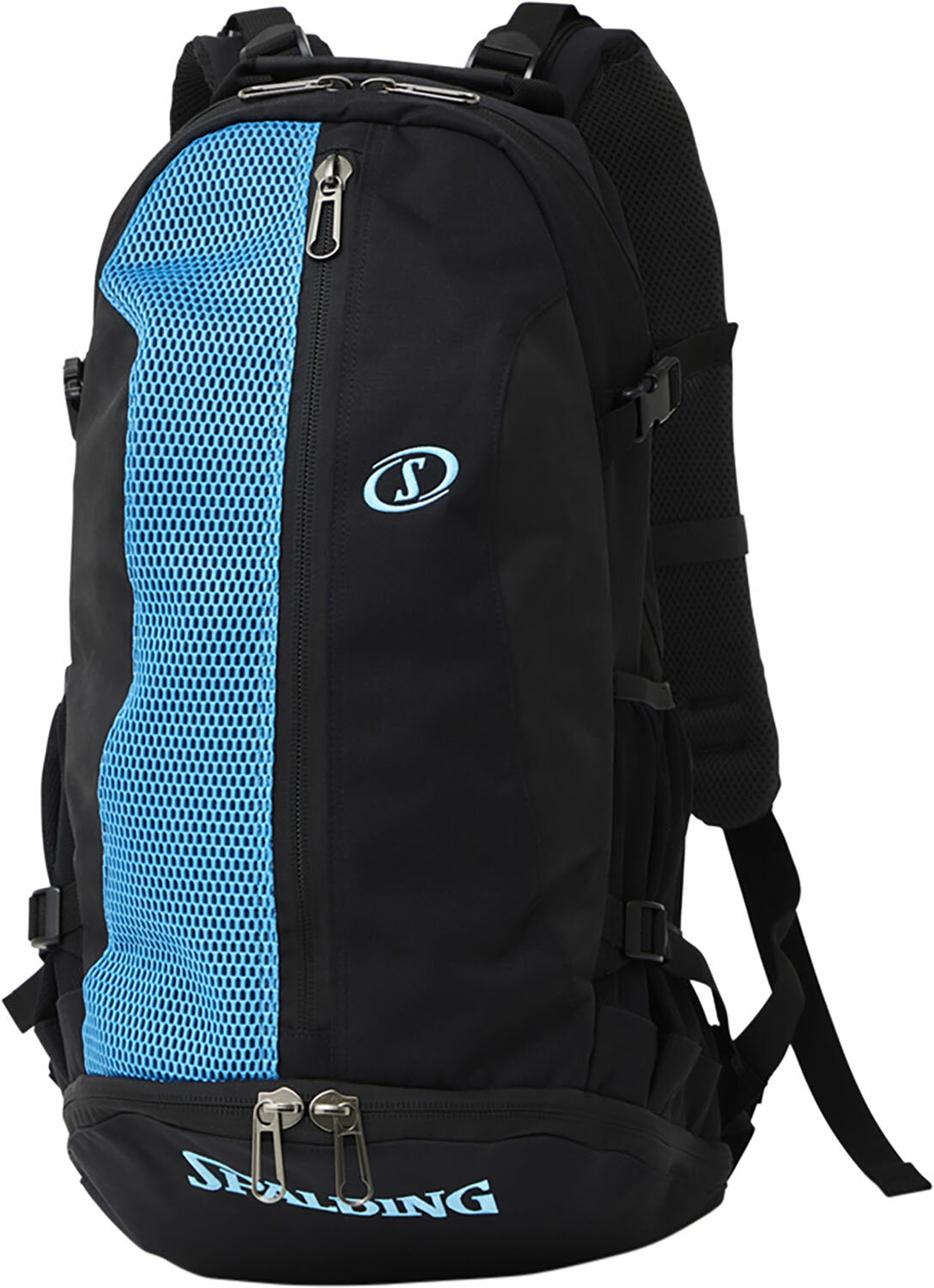 SPALDING （スポルディング） バスケットボール バッグ ケイジャー ブリーズ シアン 【ブラック×シアン..