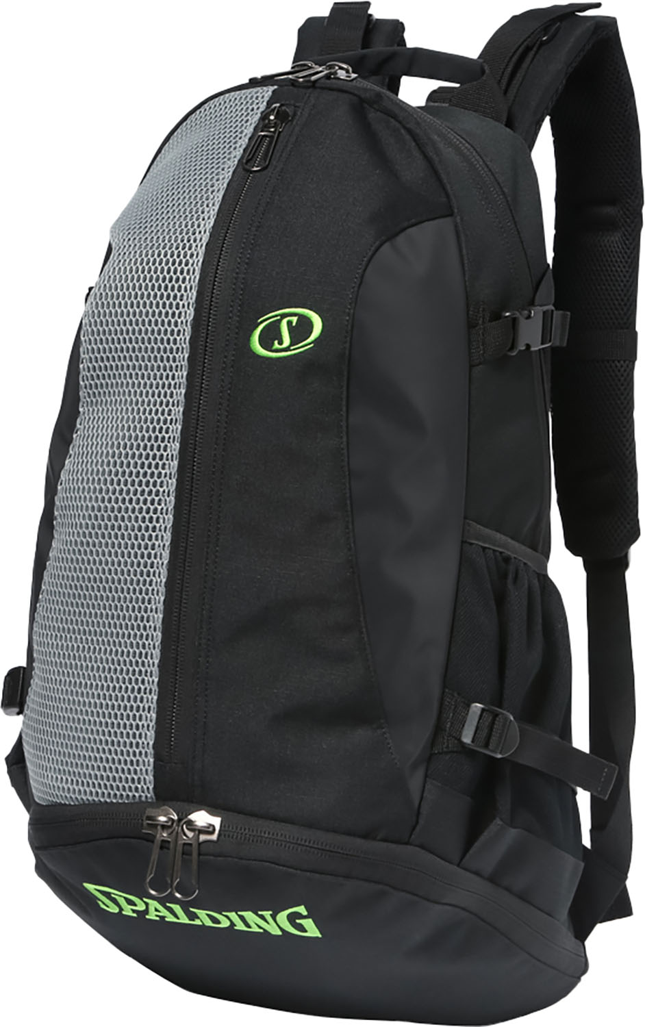 SPALDING （スポルディング） バスケットボール バッグ ケイジャー ブリーズ グレー×グリーン 【グレー..
