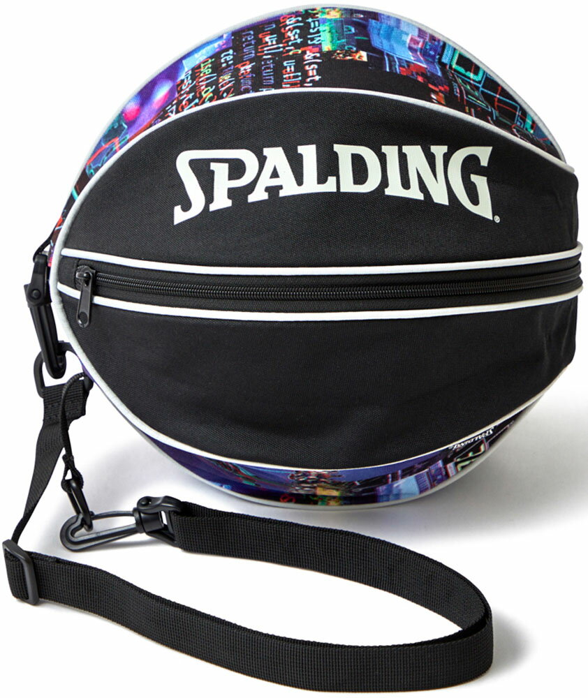 SPALDING （スポルディング） バスケットボール バッグ ボールバッグ デジタルノイズ ブラック 【デジ..