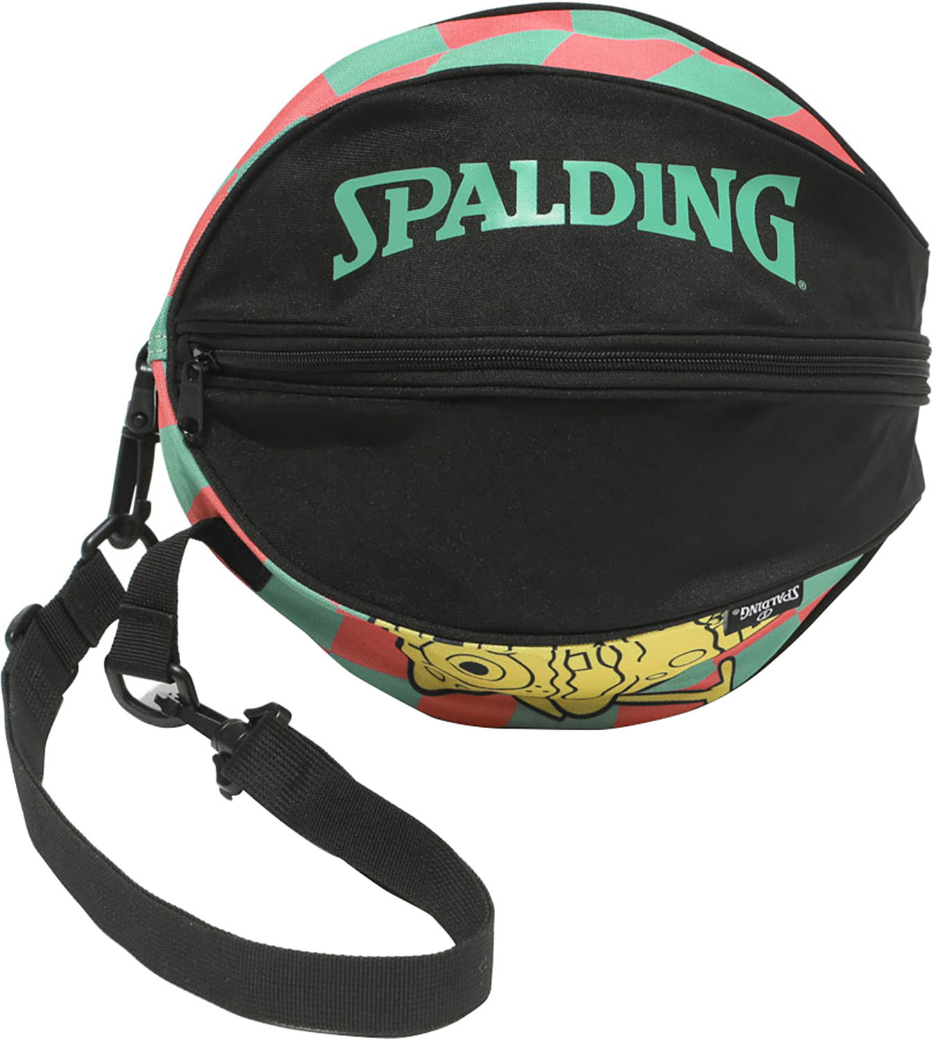 SPALDING （スポルディング） バスケットボール バッグ ボールバッグ スポンジ・ボブ チェッカーフラッ..