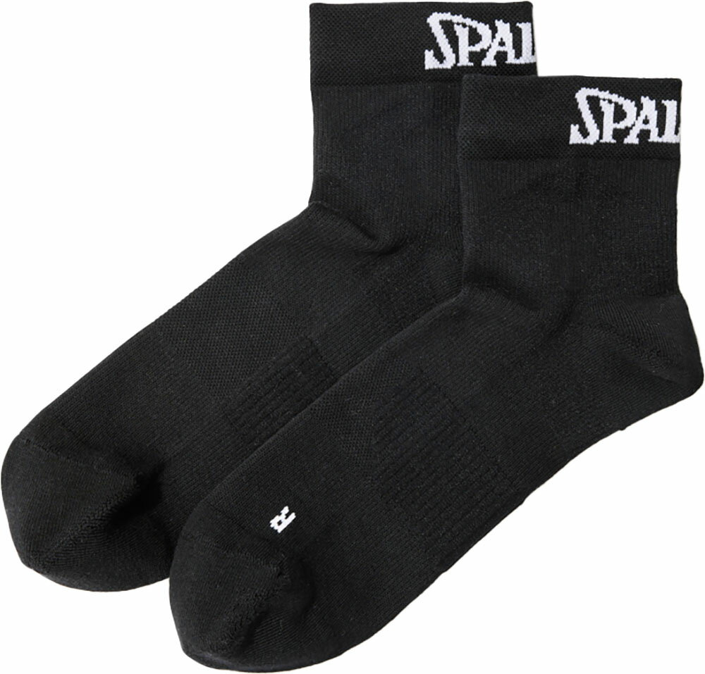 SPALDING （スポルディング） バスケットボール ソックス コンプレッション アンクルソックス 【ブラッ..