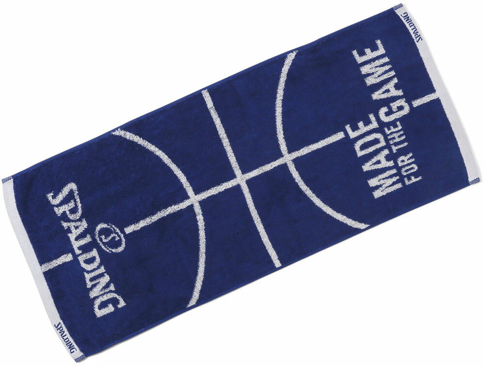 SPALDING （スポルディング） バスケットボール タオル ジャカードタオル ボールモチーフ ブルー 【ブルー】 SAT211130 スポーツタオル アクセサリー ユニセックス 男女兼用 青 21FW {NP}