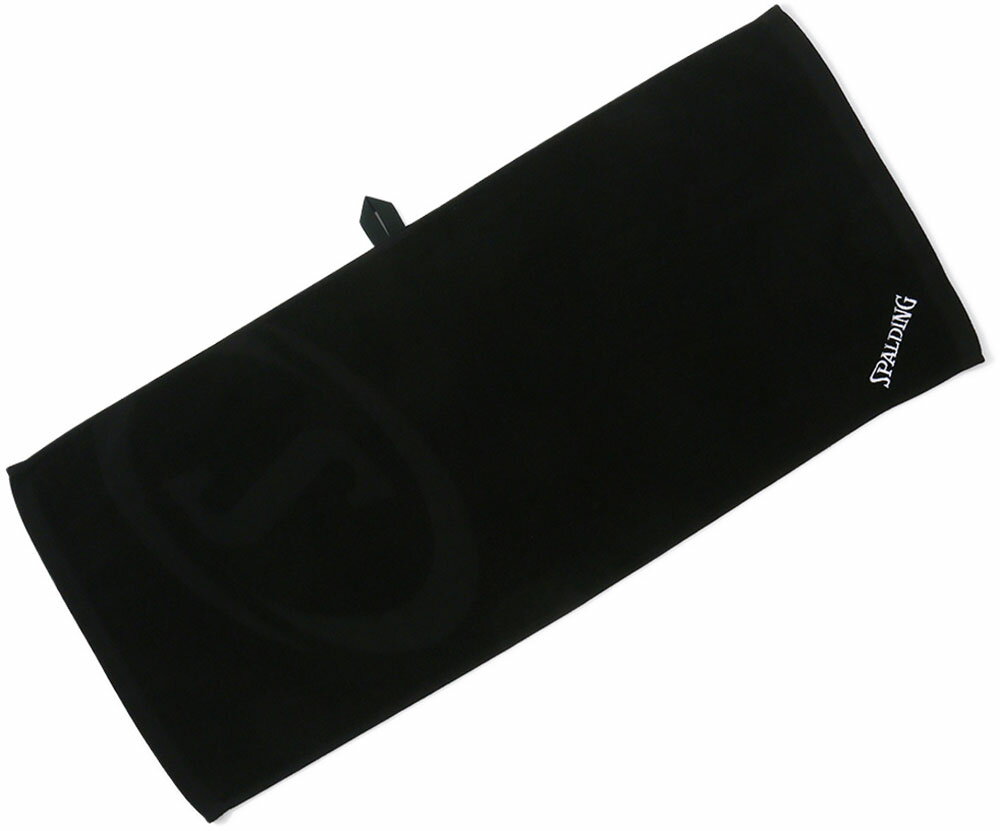 SPALDING （スポルディング） バスケットボール タオル エッセンシャル スポーツタオル S 【ブラック×ホワイト】 SAT211230 スポーツタオル アクセサリー ユニセックス 男女兼用 黒 23SS {NP}