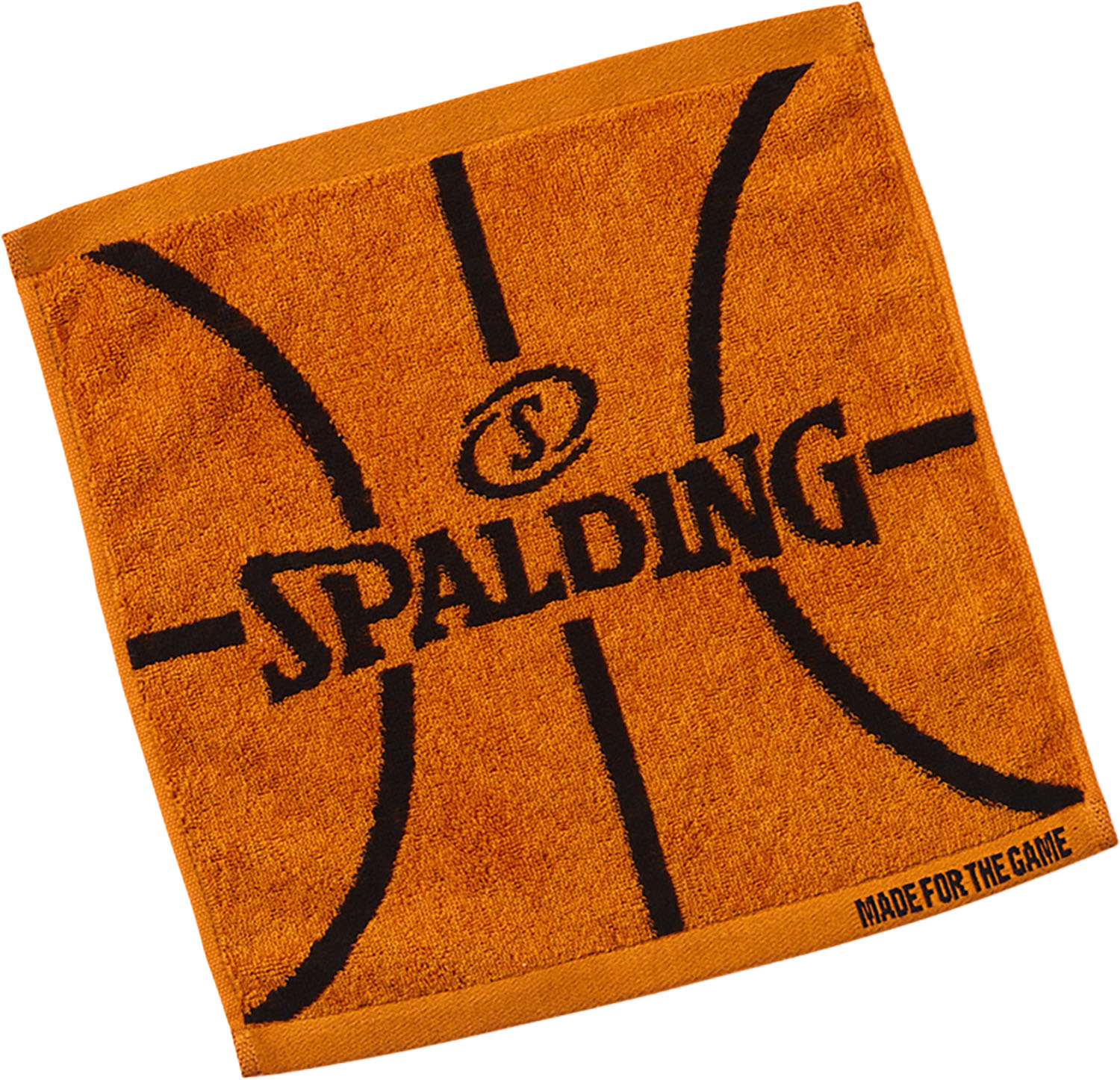 SPALDING （スポルディング） バスケットボール タオル ジャカード スクエア タオル ボールモチーフ オレンジ 【オレンジ】 SAT211250 スポーツタオル アクセサリー ユニセックス 男女兼用 橙 24FW {NP}