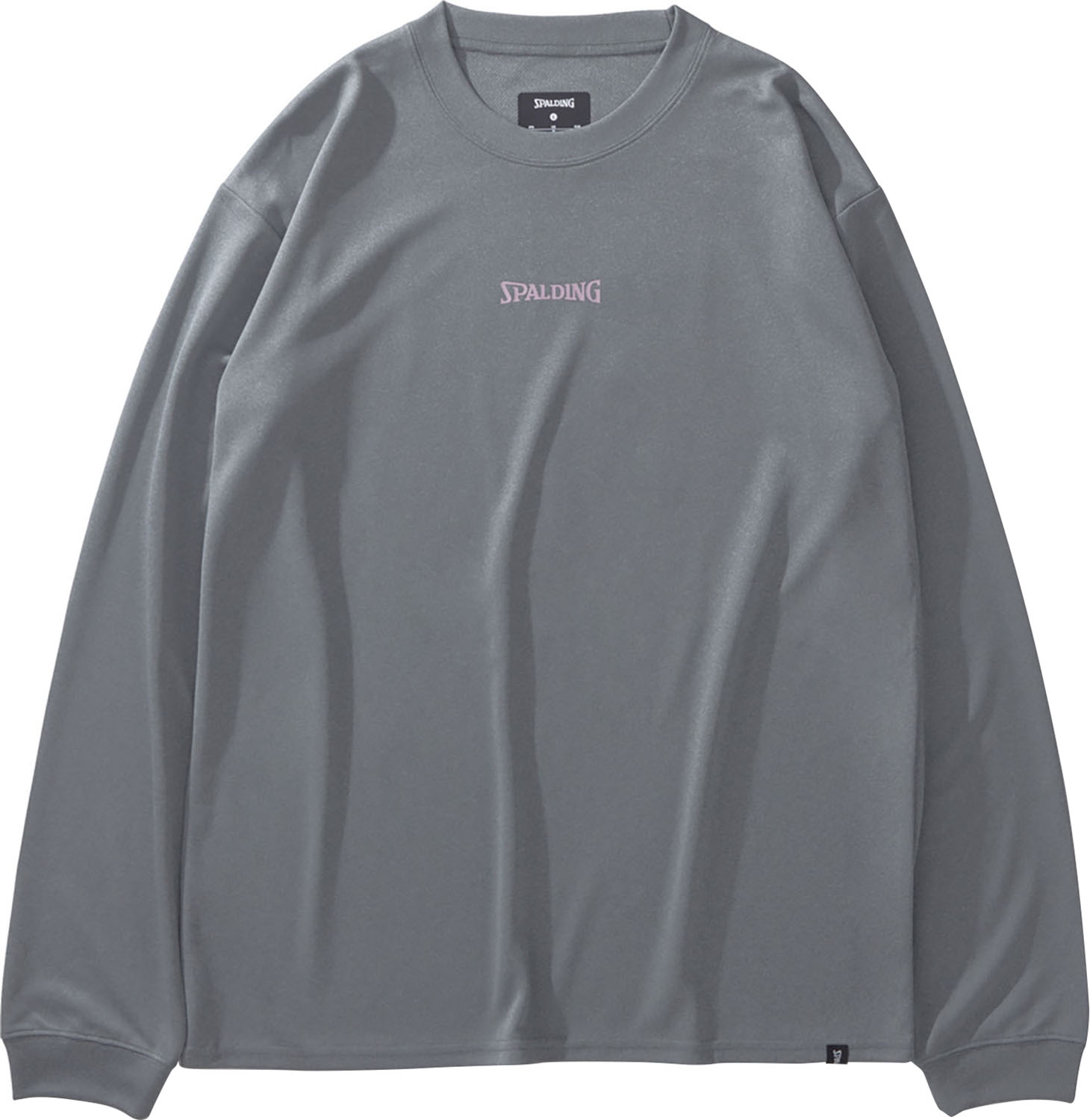 SPALDING （スポルディング） バスケットボール Tシャツ ロングスリーブTシャツ ダンク 【ヘザーグレー】 SMT24115 1800 長袖Tシャツ ロングスリーブ メンズ 男性用 灰 24FW {NP}