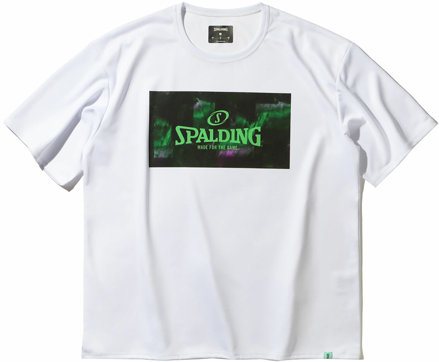 SPALDING （スポルディング） バスケットボール Tシャツ Tシャツ バイオマーブル ロゴ 【ホワイト】 SMT25009 2000 半袖Tシャツ ショートスリーブ ユニセックス 男女兼用 白 25SS {NP}