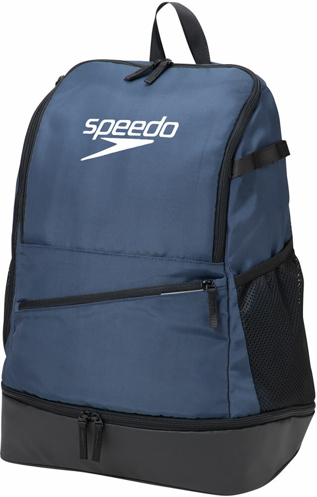 speedo（スピード） 水泳 バッグ スタックエフエスパック 30 【ネイビーブルー】 メンズ・レディース・ユニセックス・ジュニア・キッズ SE22013 NB スイミング プール トレーニング フィットネス カバン バック リュックサック 男性用 女性用 子供用 紺 青 {SK}