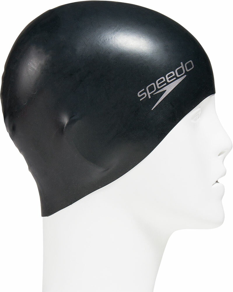 Speedo （スピード） 水泳 帽子 シリコーンキャップ 【ブラック】 SD93C03 K シリコンキャップ スイムキャップ メンズ・レディース 男性用・女性用 ブラック 黒 24S1 {NP}