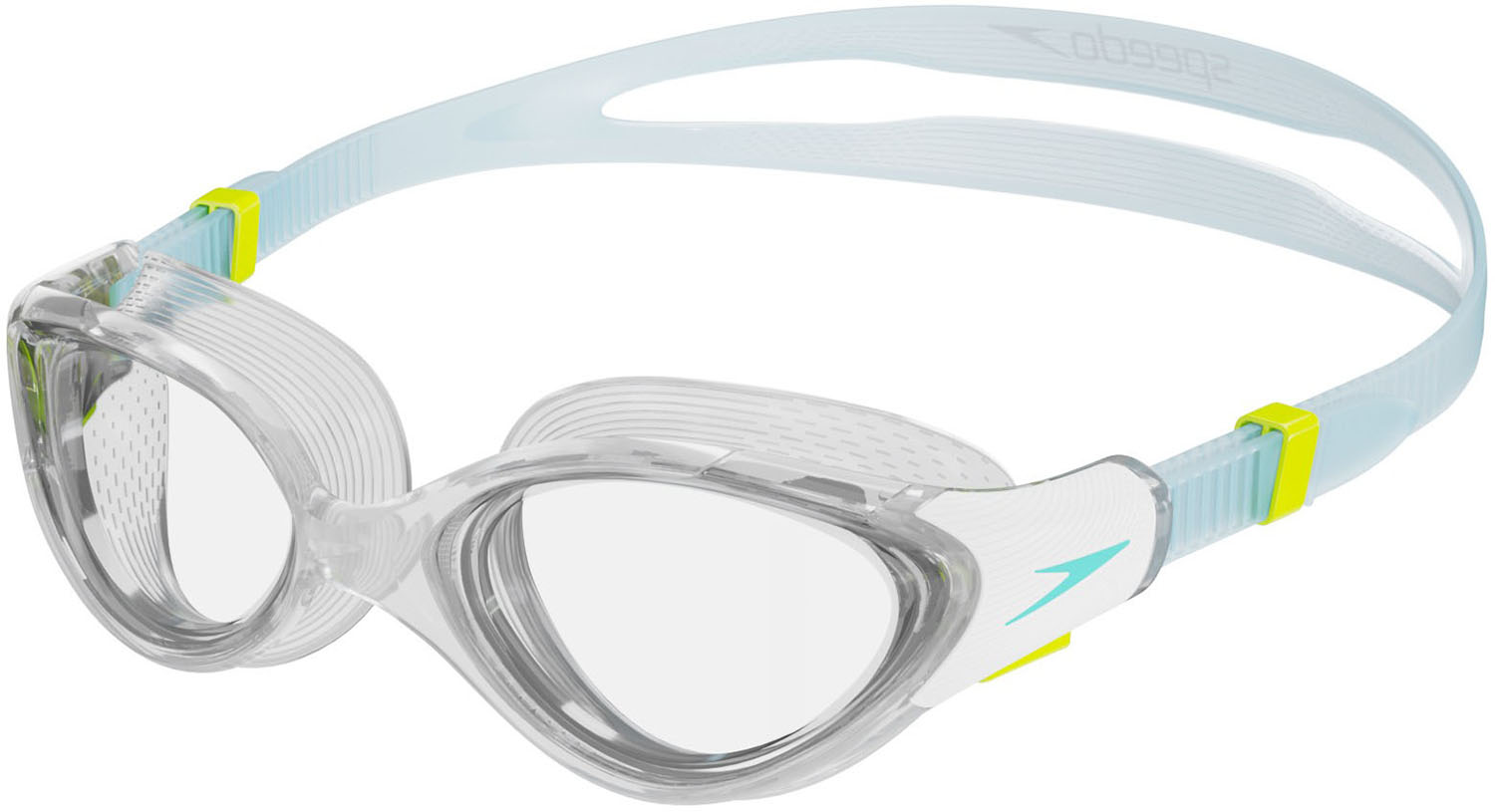 Speedo （スピード） 水泳 ゴーグル・サングラス Biofuse Re-Flex Female  SE02402 BC ゴーグル・一般 スイムゴーグル レディース 女性用 ホワイト 青 24S1 {SK}