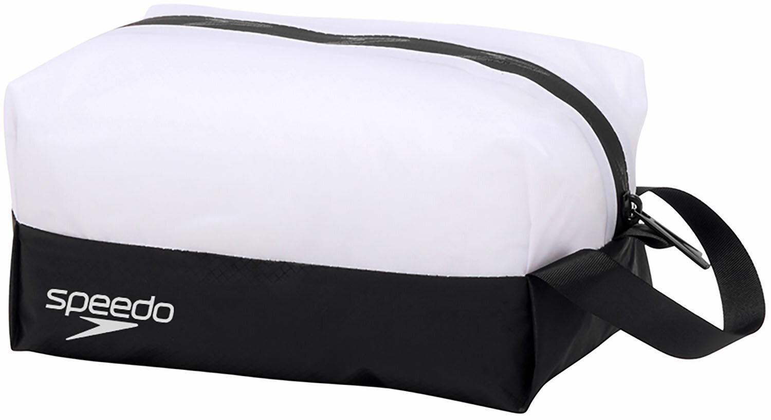 Speedo （スピード） 水泳 ケース Water Proof S 【ホワイト×ブラック】 SE22510 WK ケース バッグ メンズ・レディース 男性用・女性用 ホワイト 白 黒 25SS {SK}
