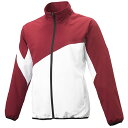 SSK (エスエスケイ) 野球 ウェア クロストレーニング 長袖フルZIP 【エンジ×ホワイト】 BWC1903 2210 グランドコート ベースボール ユニセ...
