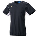 SSK (エスエスケイ) 野球 ウェア 2ボタンベースボールTシャツ(裾バインダー) 【ブラック×ホワイト】 BT2690 9010 Tシャツ ベースボール ユニセックス 男性用・女性用 黒 2025通年 {NP}