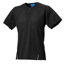 SSK (エスエスケイ) 野球 ウェア 2ボタンプレゲームシャツ(無地) 【ブラック】 BW2660 90 Tシャツ ベースボール ユニセックス 男性用・女性用 黒 2025通年 {NP}(4)