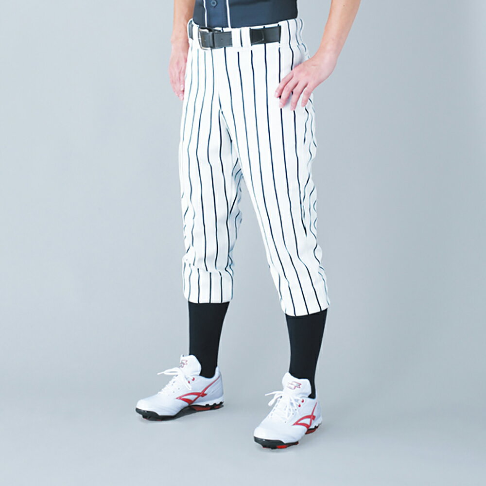 SSK （エスエスケイ） 野球 ウェア ストライプレギュラーパンツ 【ホワイト×ネイビー】 UP002R 1070 ユニフォームシャツ ベースボール ユニセックス 男性用・女性用 白 2025通年 {NP}