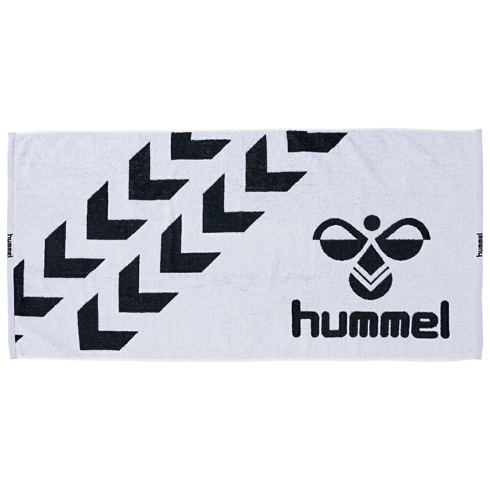 hummel （ヒュンメル） サッカー ウェア バスタオル 【ホワイト×ブラック】 HAA5020 1090 ウェアアクセ..