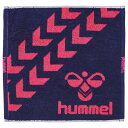 hummel (ヒュンメル) サッカー ウェア ハンドタオル 【ネイビー×ショッキングピンク】 HAA5022 7024 ウェアアクセサリー エキップ ユニセックス・ジュニア キッズ 子供用 男性用・女性用 紺 2025SP {NP}